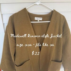 Madewell Texture & Thread Olive Jacket
